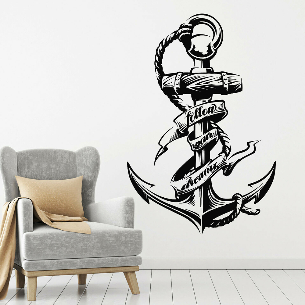 Home Improvement Quotes - Hải Lý Mỏ Neo Decal Dán