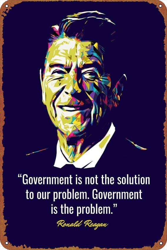 Home Improvement Quotes - Ronald Reagan Quotes Self-Improvement Posters Vintage