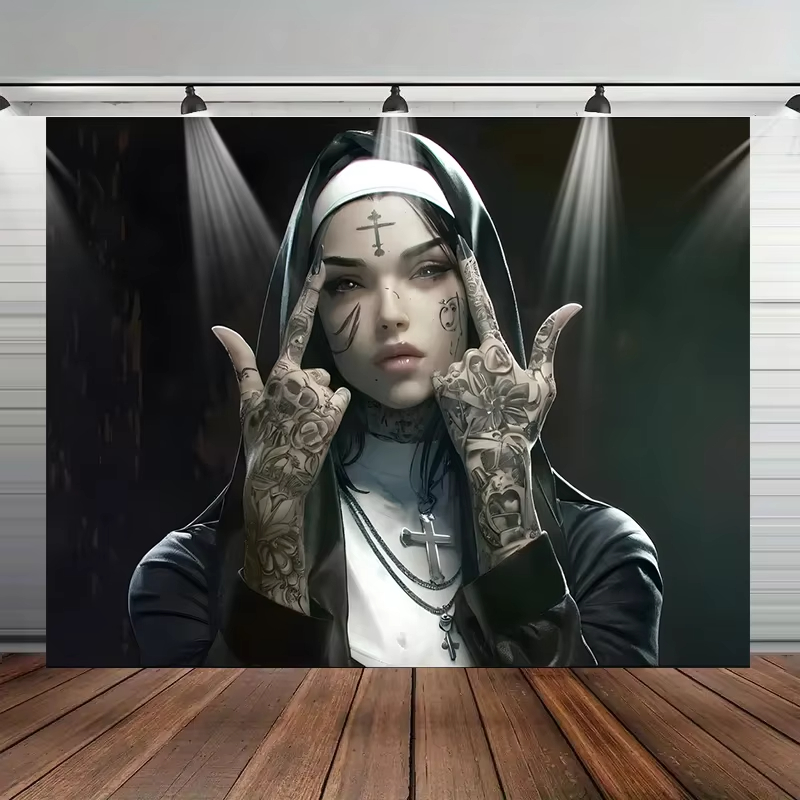VIKAMA dark tattoo nuns tapest - đánh giá và giá Home Improvement Quotes
