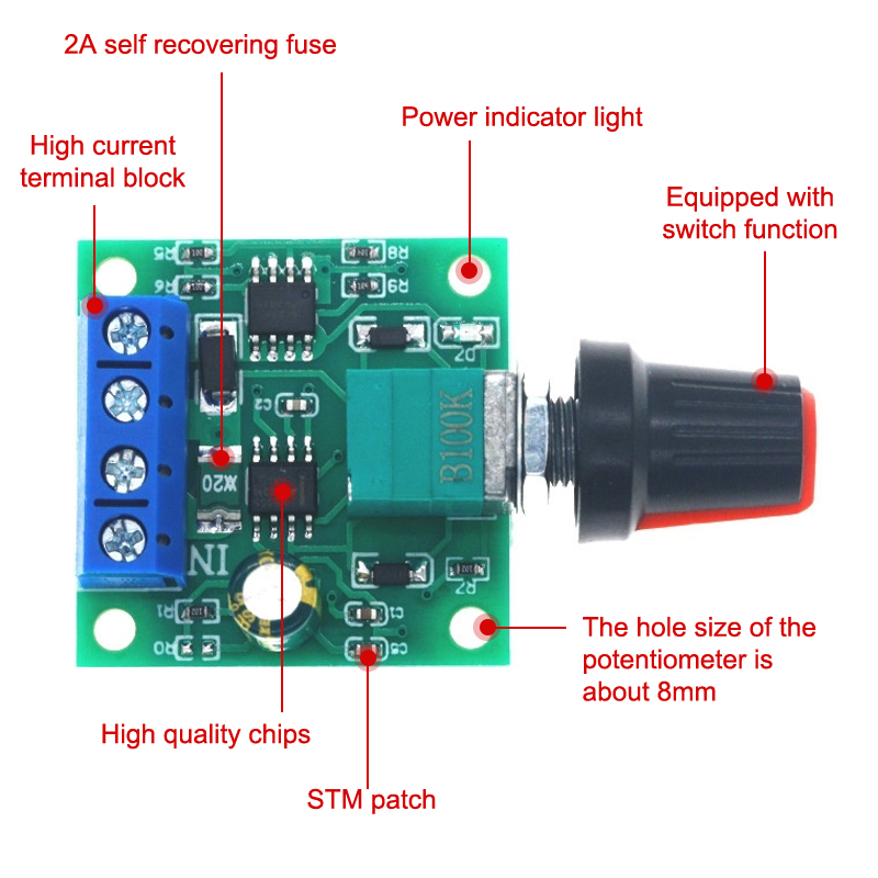 1Pcs Adjustable Speed DC Motor - đánh giá và giá Home Improvements
