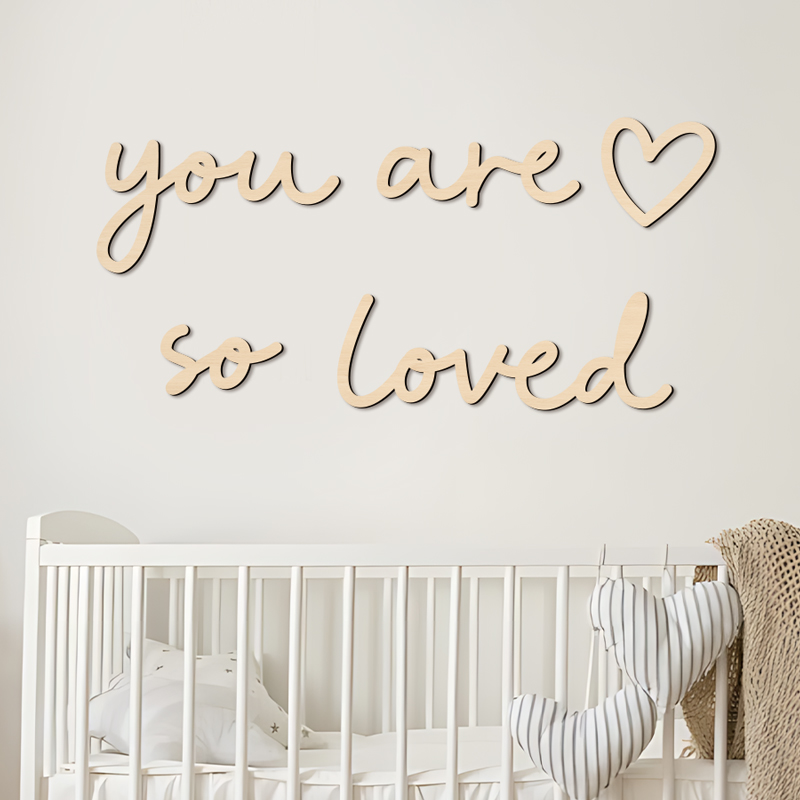 Charming 'You Are So Loved' Wo - đánh giá và giá Home Improvement Quotes