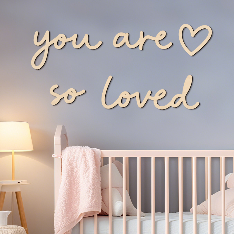 Charming 'You Are So Loved' Wo - đánh giá và giá Home Improvement Quotes