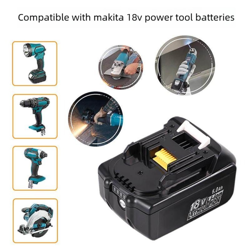 6000mAh Upgraded Battery For M - đánh giá và giá Makita Drill Dtw300