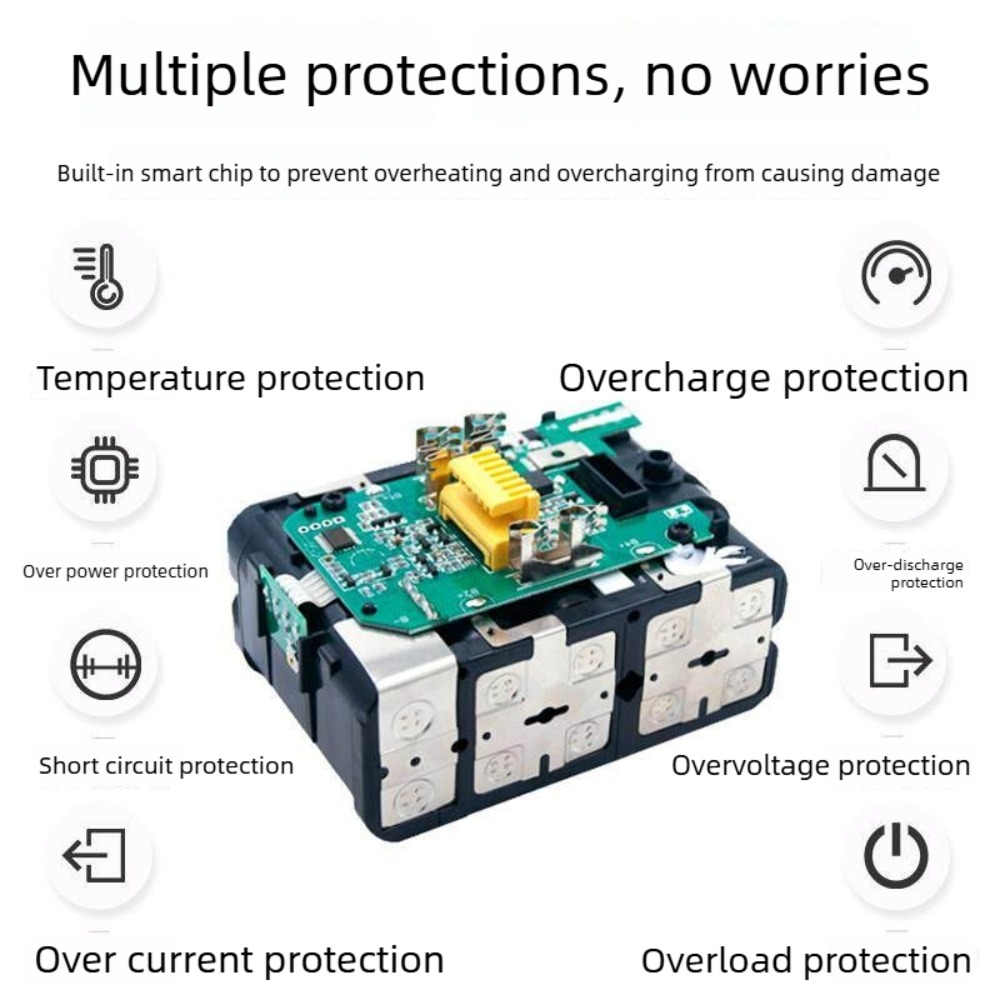 6000mAh Upgraded Battery For M - đánh giá và giá Makita Drill Dtw300