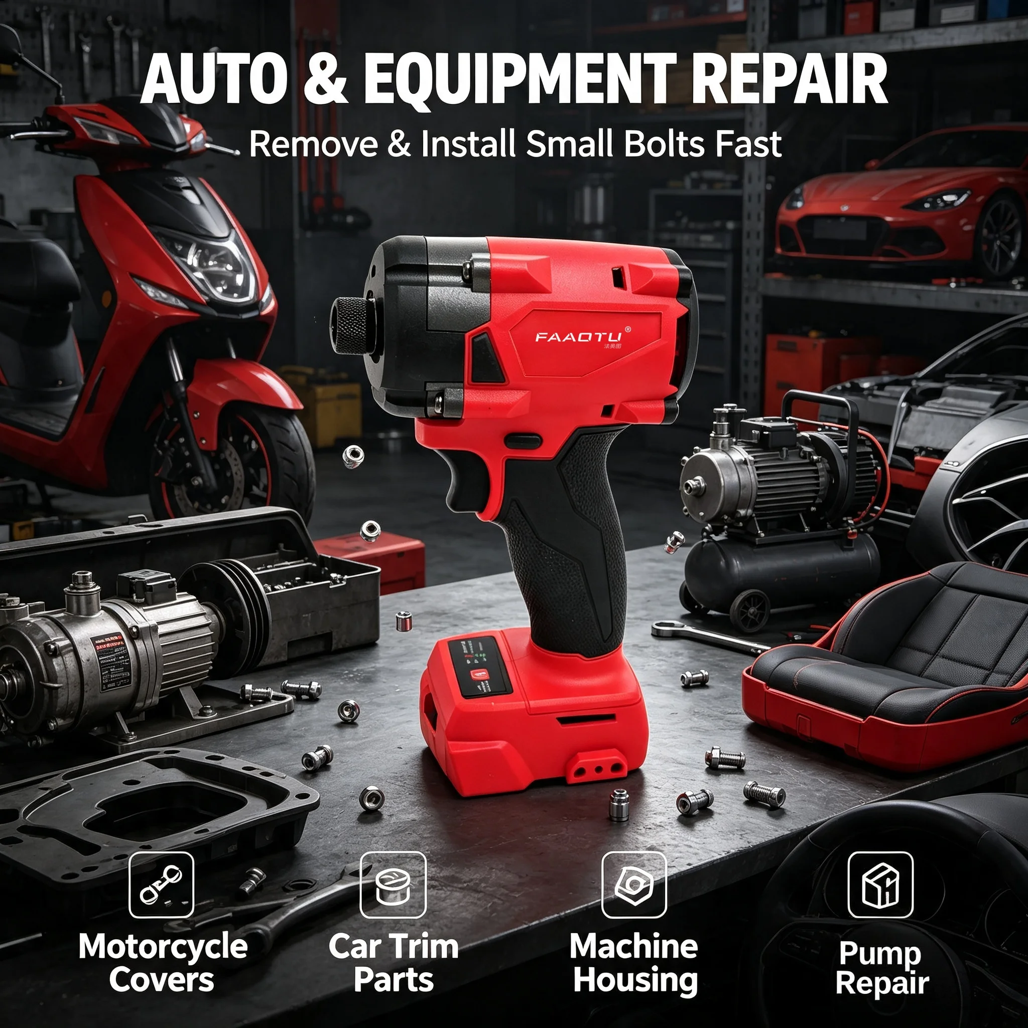 FAAOTU 18V Cordless Electric S - đánh giá và giá Home Improvements