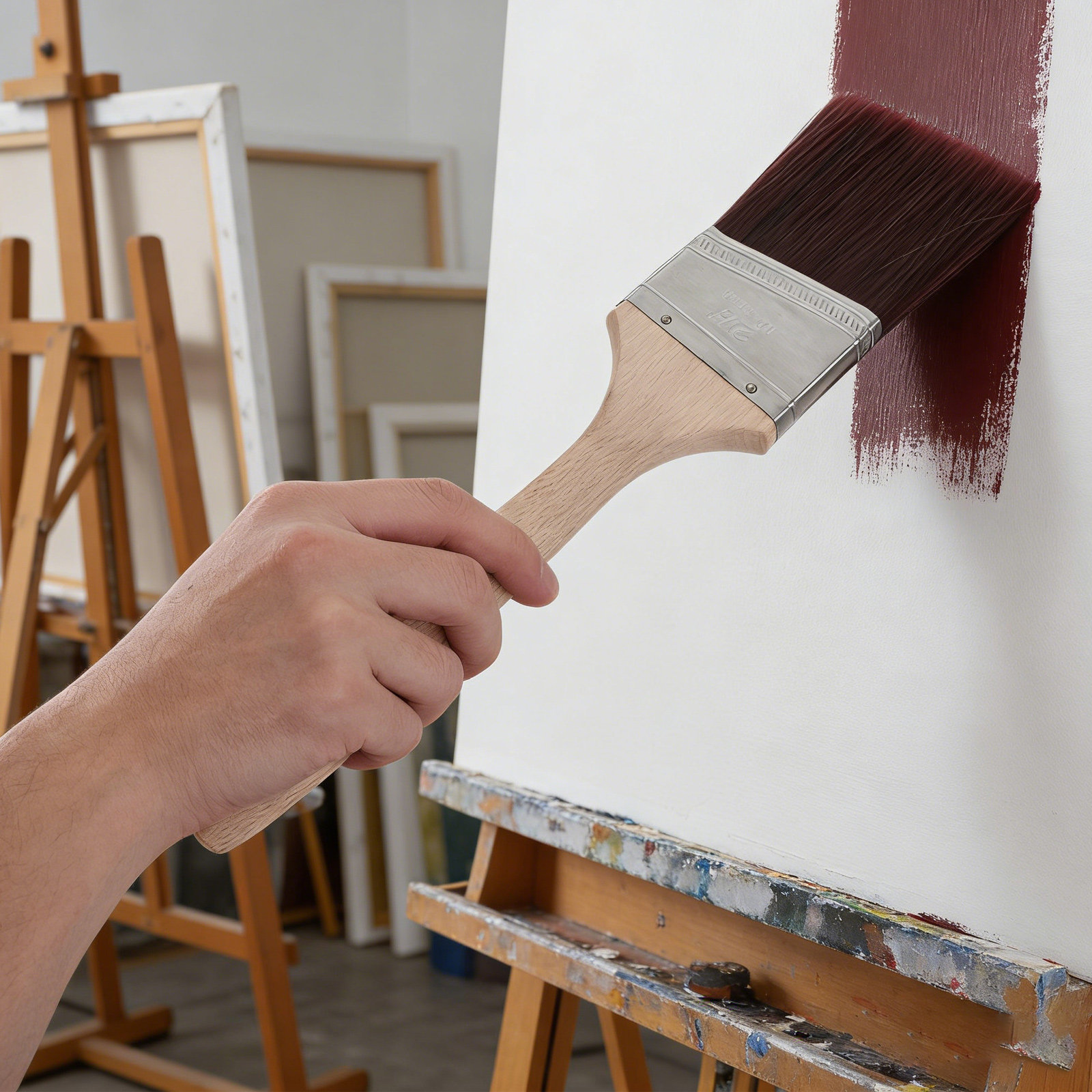 Flat Angle Paint Brush Latex I - đánh giá và giá Home Improvement Fence